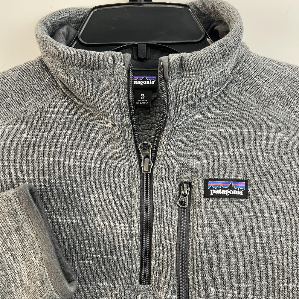 Patagonia Gray Half-Zip Fleece Pullover